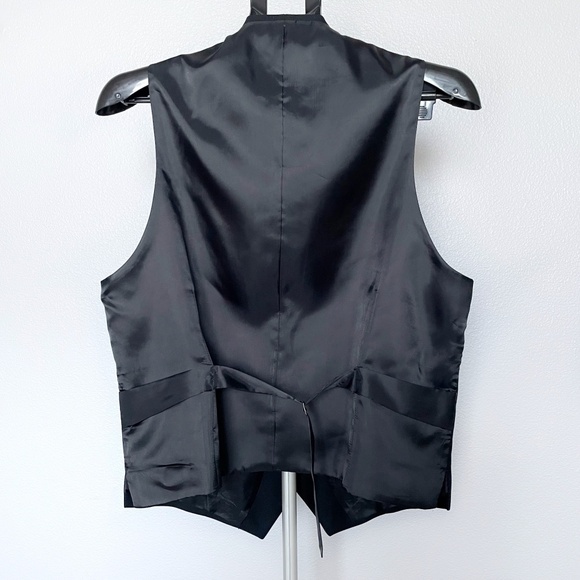 Basic Gear Men's Vest Suit, 3 pcs Black, 38R Jacket and 32"x28" Trousers - Picture 8 of 16